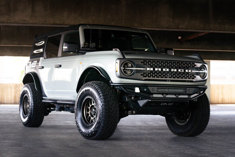 DV8 Offroad 21-22 Ford Bronco Competition Series Front Bumper-Bumpers - Steel-DV8 Offroad