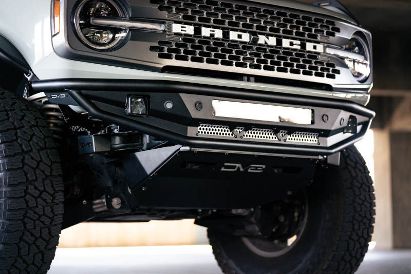 DV8 Offroad 21-22 Ford Bronco Competition Series Front Bumper-Bumpers - Steel-DV8 Offroad