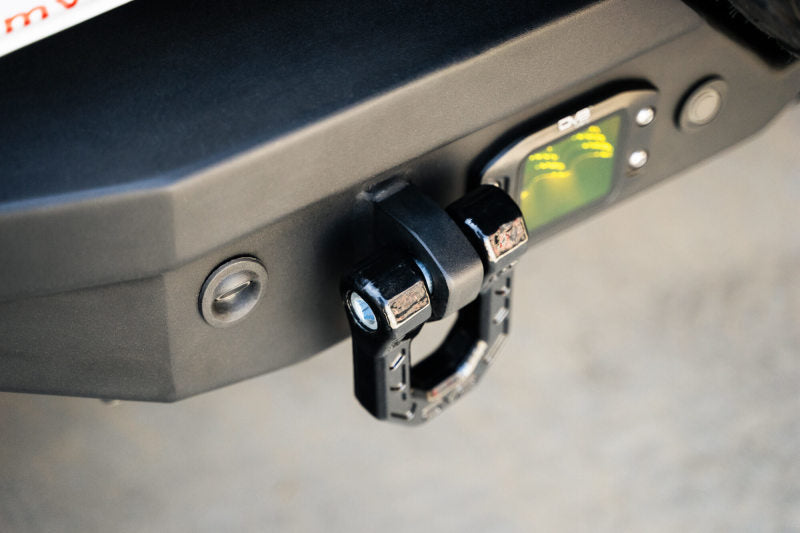 DV8 Offroad Elite Series D-Ring Shackles - Pair (Black)-Bumper Accessories-DV8 Offroad-810087812317-