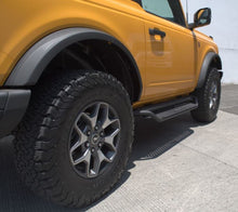 Load image into Gallery viewer, Go Rhino 2021+ Ford Bronco Dominator Extreme D1 Side Steps w/Brackets - Textured Black Go Rhino