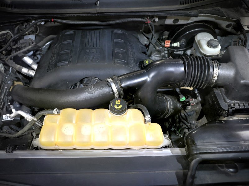 aFe 15-16 Ford F150 V6 3.5L Turbo Inlet Pipes - Black aFe