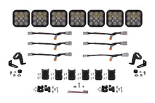 Load image into Gallery viewer, Diode Dynamics SS5 Pro Universal CrossLink 7-Pod Lightbar - White Driving Diode Dynamics