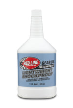 Load image into Gallery viewer, Red Line LightWeight ShockProof Gear Oil - Quart Red Line