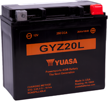 Load image into Gallery viewer, Yuasa GYZ20L High Performance Maintenance Free AGM 12 Volt Battery-Batteries-Yuasa Battery