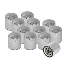 Load image into Gallery viewer, S&amp;S Cycle Shovelhead Models Oil Filters - Chrome - 12 Pack-Air Intake Components-S&amp;S Cycle
