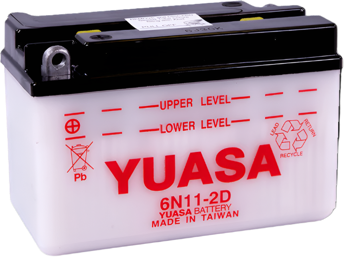 Yuasa 6N11-2D Conventional 6 Volt Battery-Batteries-Yuasa Battery
