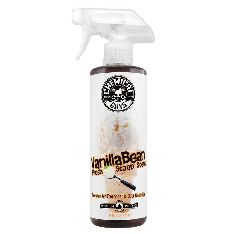 Chemical Guys Vanilla Bean Air Freshener & Odor Eliminator - 16oz Chemical Guys