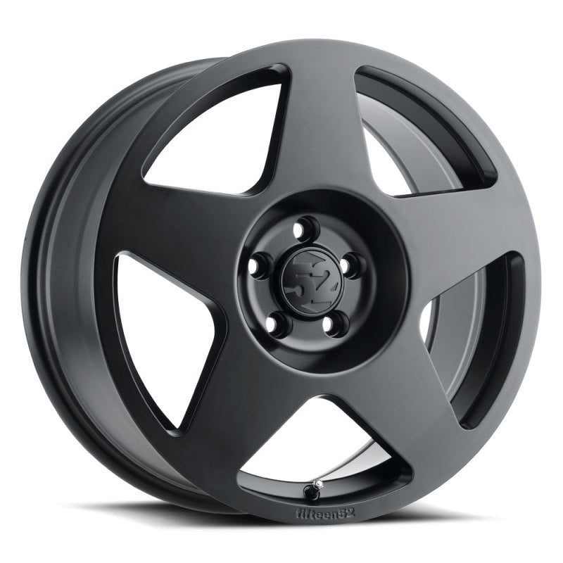 fifteen52 Tarmac 18x8.5 5x112 45mm ET 66.56mm Center Bore Asphalt Black Wheel-Wheels - Cast-fifteen52