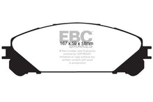 Load image into Gallery viewer, EBC 15+ Lexus NX200t 2.0 Turbo Redstuff Front Brake Pads-Brake Pads - Performance-EBC