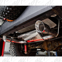 Load image into Gallery viewer, MBRP 07-14 Jeep Wrangler/Rubicon 3.6L/3.8L V6 Axle-Back Dual Rear Exit Aluminum Performance Exhuast-Axle Back-MBRP-882963119766-