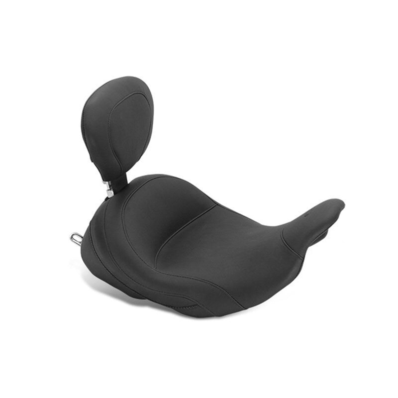 Mustang 08-21 Honda Electra Glide Std,Rd Glide,Rd King,Str Glide Lowdow Touring Solo Seat - Black Mustang Motorcycle