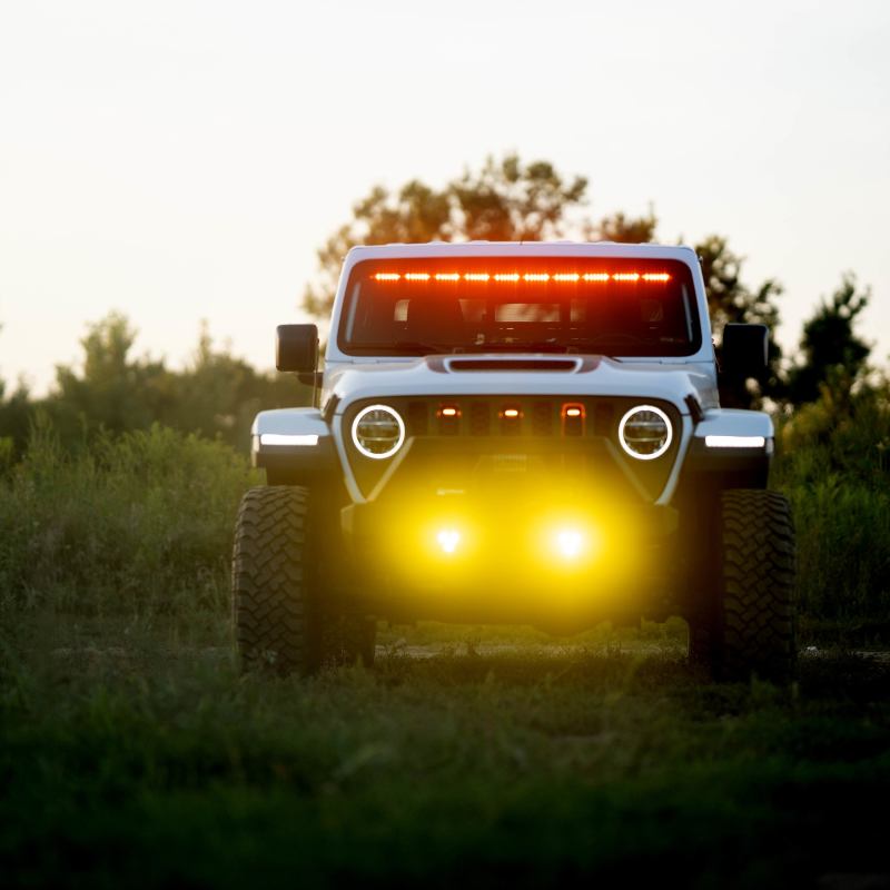 KC HiLiTES FLEX ERA 3 Dual Mode SAE Fog Lights - 2-Light Master Kit for Jeep Aftermarket Bumpers-Light Bars & Cubes-KC HiLiTES