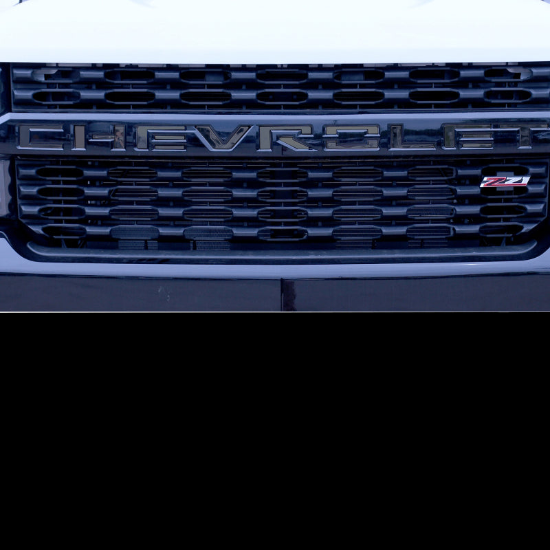 Putco 23-24 Chevrolet Colorado - Grille Letters - Black Platinum Chevrolet Letters-Exterior Trim-Putco