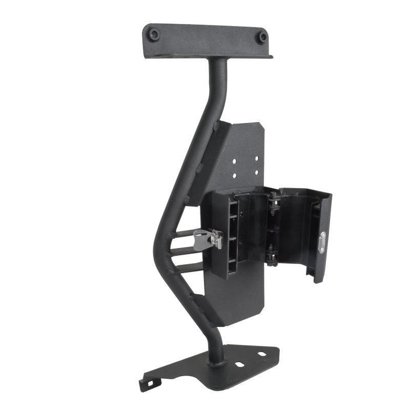 Go Rhino 18-24 Jeep Wrangler JL/JLU/JT Front Fender Jack Mount for Xventure Gear EG Jack - Tex. Blk-Jacks-Go Rhino