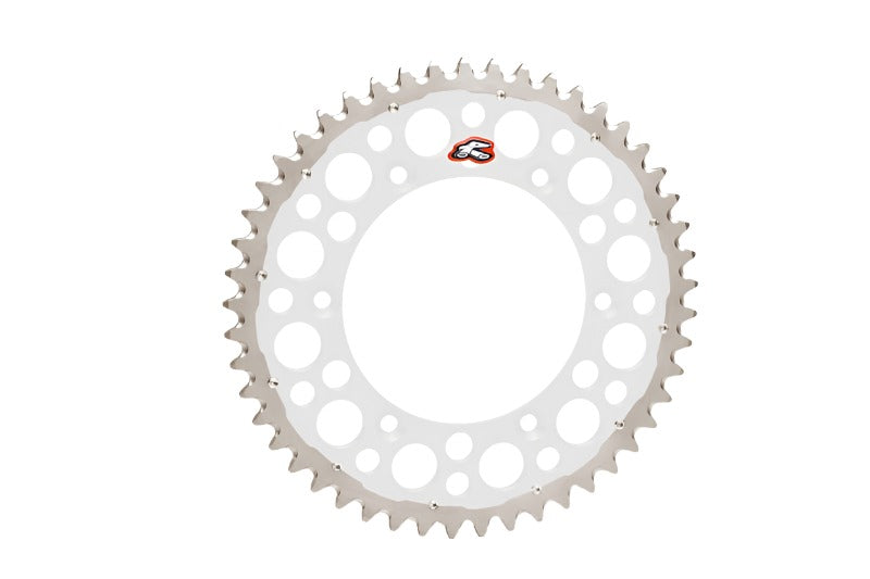 Renthal 99-24 Yamaha YZ125/X/G/ 250/F/X/ 450F/FX/ WR250-450F Rear Twinring - Silver 520-50P Teeth - Black Ops Auto Works