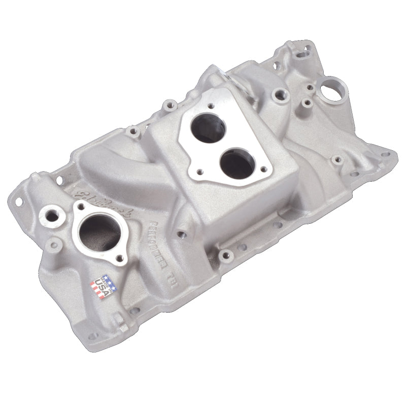 Edelbrock Perf T B I Manifold w/ Egr - Edelbrock 3704