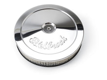 Load image into Gallery viewer, Edelbrock Air Cleaner Pro-Flo Series Round Steel Top Paper Element 10In Dia X 3 5In Chrome Edelbrock