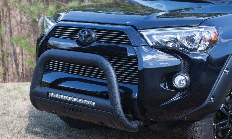 Lund 08-17 Toyota Sequoia Bull Bar w/Light & Wiring - Black-Bull Bars-LUND