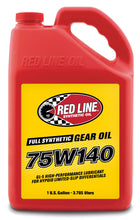 Load image into Gallery viewer, Red Line 75W140 GL-5 Gear Oil - Gallon Red Line
