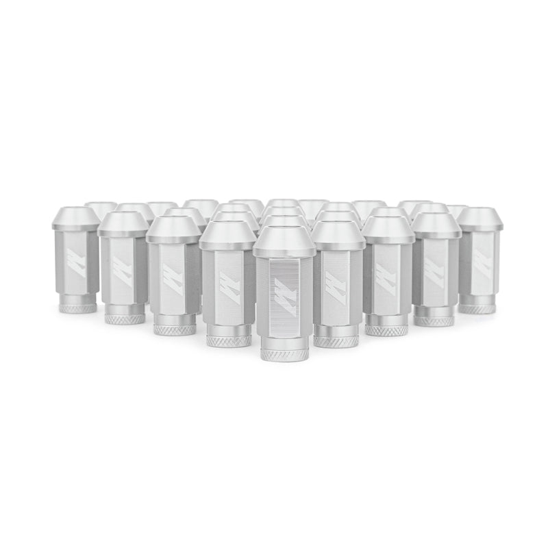 Mishimoto Aluminum Locking Lug Nuts M12x1.5 27pc Set Silver-Lug Nuts-Mishimoto