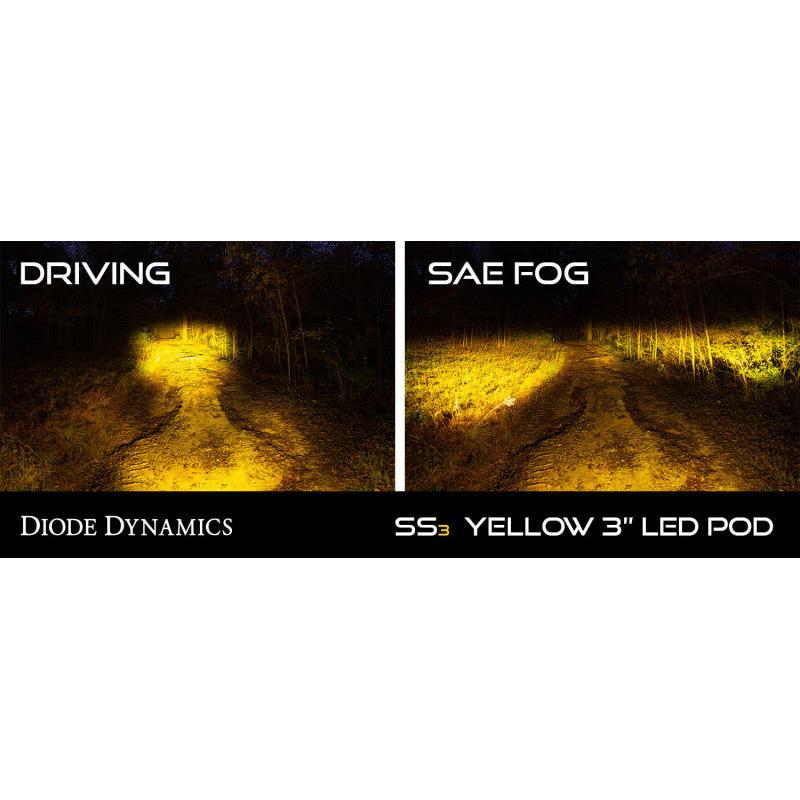 Diode Dynamics SS3 Sport ABL - Yellow Combo Standard (Pair)-Light Accessories and Wiring-Diode Dynamics-691025931525-