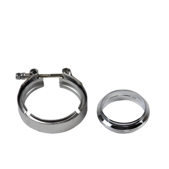 Granatelli 3.5in Aluminum Mating Male to Female Flanges w/V-Band/O-Ring Seal Granatelli Motor Sports
