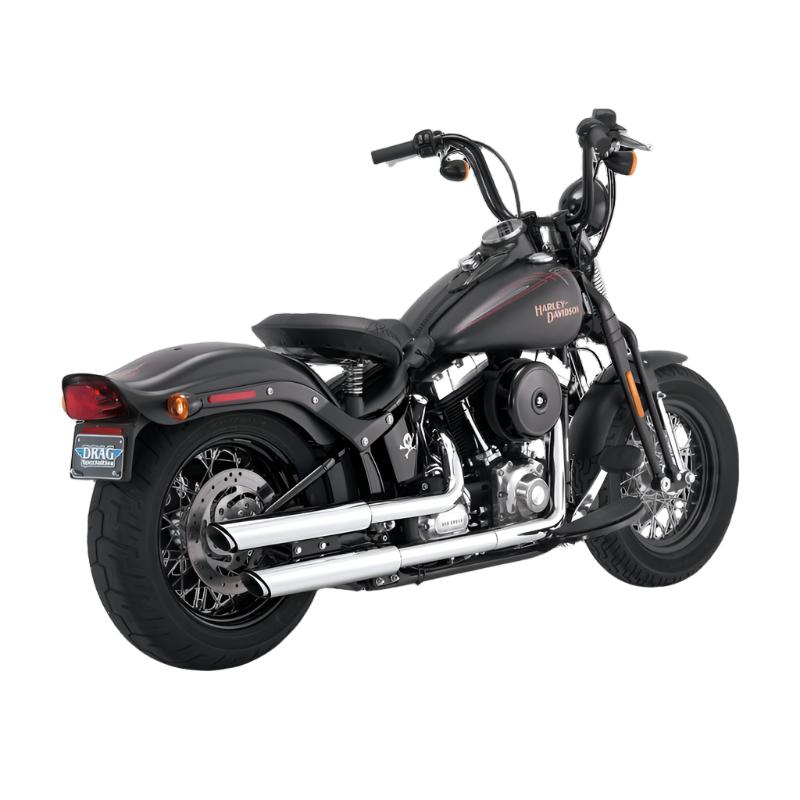 Vance & Hines HD Softail Deluxe/Slim/Crossbones PCX Slip-On Exhaust-Motorcycle Slip-On-Vance and Hines