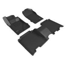 Load image into Gallery viewer, 3D MAXpider 21-24 Ford Bronco Kagu Floor Mat 1st/2nd Row - Black 3D MAXpider