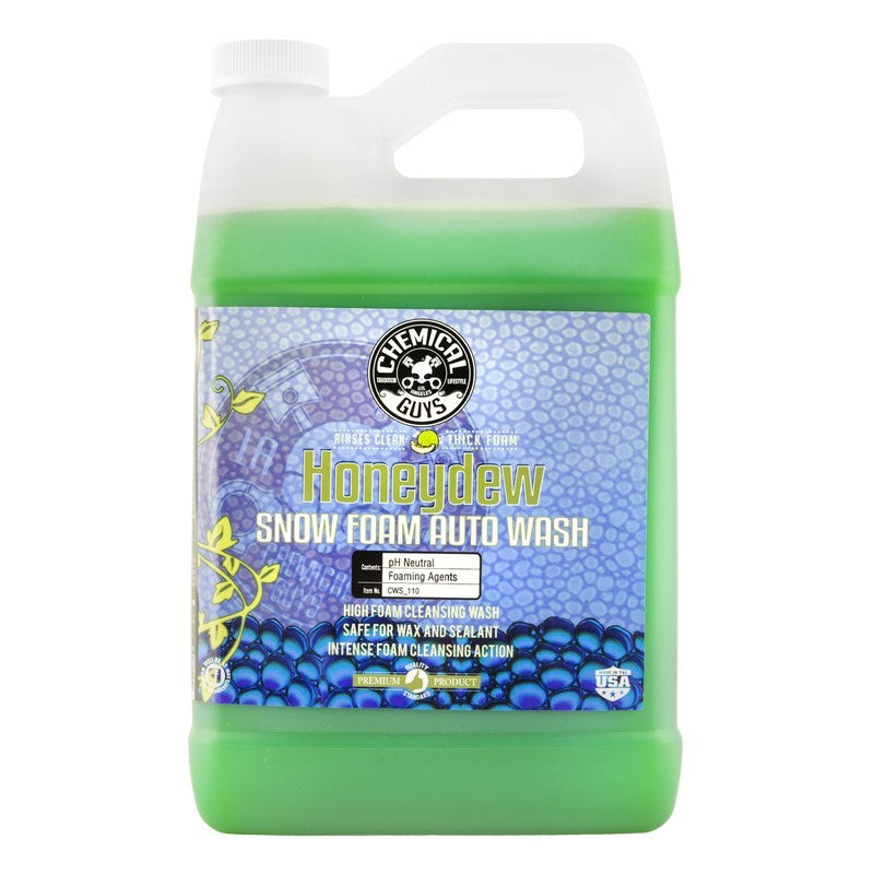 Chemical Guys Honeydew Snow Foam Auto Wash Cleansing Shampoo - 1 Gallon Chemical Guys