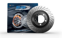 Load image into Gallery viewer, SHW 15-19 Porsche 911 Carrera4 GTS 3.0L w/o Ceramics Right Rear Drilled MB Brake Rotor (99135240402)-Brake Rotors - Drilled-SHW Performance