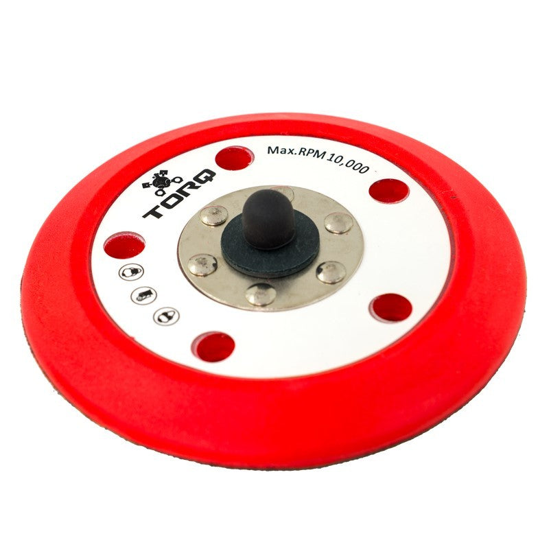 Chemical Guys TORQ R5 Dual-Action Red Backing Plate w/Hyper Flex Technology - 5in Chemical Guys