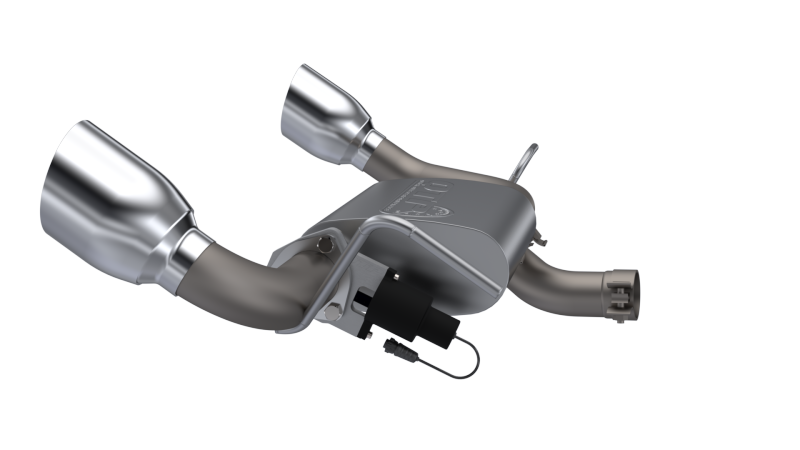 QTP 07-18 Jeep Wrangler 3.6L/3.8L 304SS Screamer Axle Back Exhaust w/4in Tips QTP