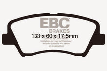 Load image into Gallery viewer, EBC 13+ Hyundai Elantra 1.8 Redstuff Front Brake Pads-Brake Pads - Performance-EBC