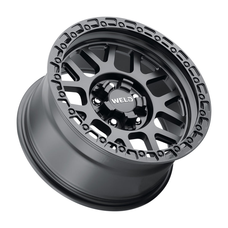 Weld Off-Road W104 17X9.0 Cinch 6X135 6X139.7 ET00 BS5.00 Satin Black Gloss Black 106.1-Wheels - Cast-Weld
