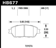 Load image into Gallery viewer, Hawk Lexus 02-03/04-06 ES300/330 Toyota 98-12 Tacoma/Adynl Models Street Perf Ceramic Ft Brake Pads Hawk Performance