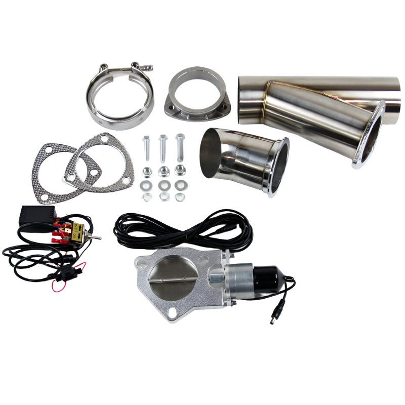 Granatelli 4.0in Stainless Steel Electronic Exhaust Cutout Granatelli Motor Sports