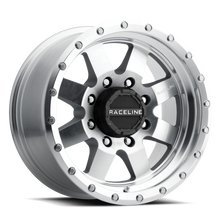 Load image into Gallery viewer, Raceline 935MC Defender 17x9in / 6x139.7 BP / -12mm Offset / 107.95mm Bore - Machined Wheel Raceline