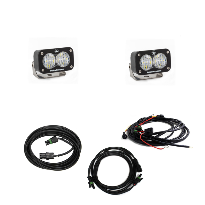 Baja Designs 2018+ Jeep JL LED Light Kit Reverse Kit Dual S2 Sport w/C Wrangler JL-Light Bars & Cubes-Baja Designs-810031742066-