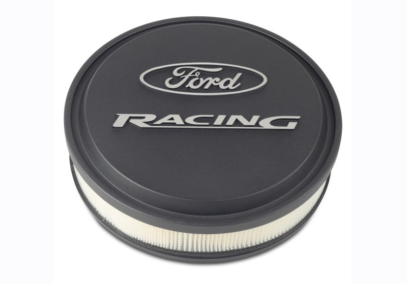 Ford Racing Black Slant Edge Air Cleaner Assembly-Air Filters - Universal Fit-Ford Racing