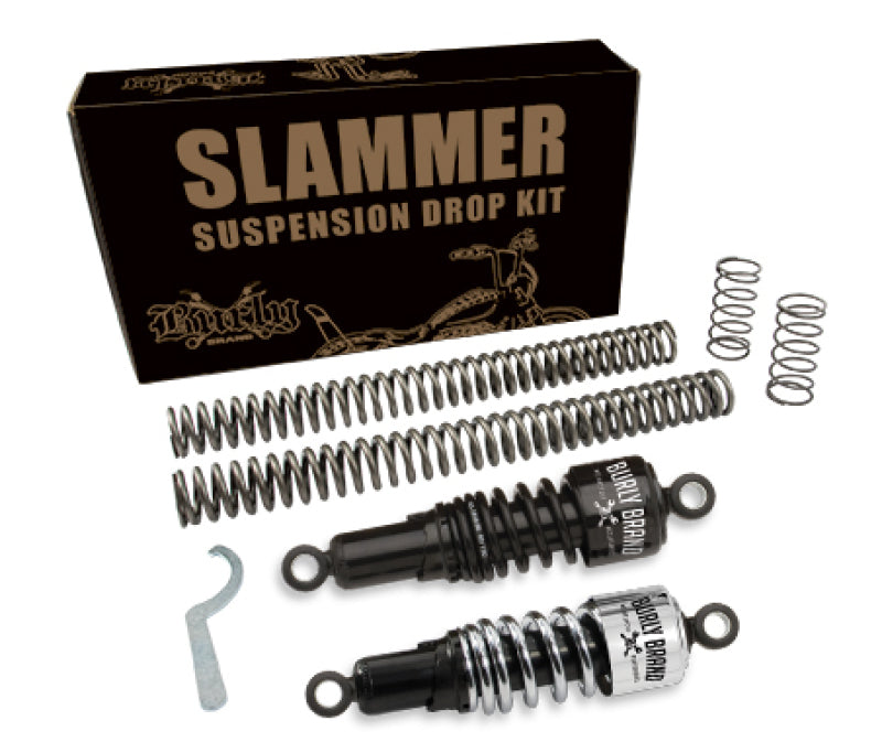 Burly Brand Slammer Kit - Chrome Burly Brand