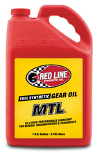 Load image into Gallery viewer, Red Line MTL 75W80 GL-4 Gear Oil - Gallon Red Line