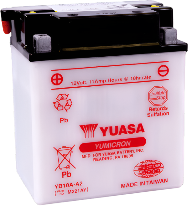 Yuasa YB10A-A2 Yumicron 12 Volt Battery-Batteries-Yuasa Battery