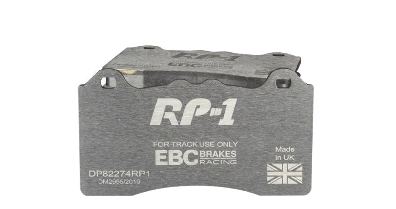 EBC Racing 13-15 Porsche 911 (991) GT3 (Cast Iron Disc Only) RP-1 Race Front Brake Pads-Brake Pads - Racing-EBC-889668210514-