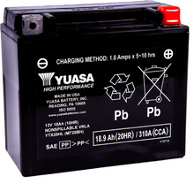 Load image into Gallery viewer, Yuasa YTX20HL Maintenance Free AGM 12 Volt Battery-Batteries-Yuasa Battery