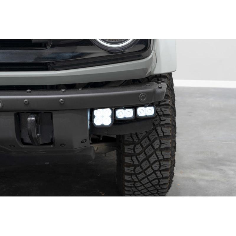 Diode Dynamics 21-Up Ford Bronco Stage Series Fog Pocket Kit - White Max-Fog Lights-Diode Dynamics-691025930825-
