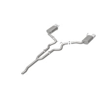 Load image into Gallery viewer, MagnaFlow Cat Back, SS, 2.5in, Street, Dual Split Polished 4.5in Tips 2015 Ford Mustang Ecoboost Magnaflow