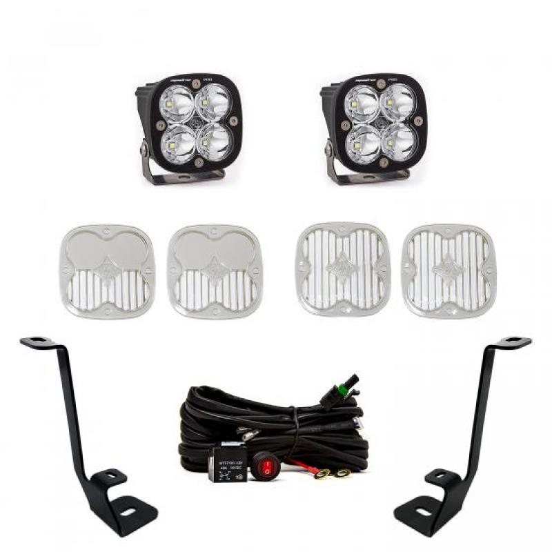 Baja Designs 2021+ Ford F150 A Pillar Kit Squadron Pro Spot-Light Bars & Cubes-Baja Designs-810031743438-