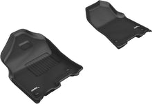 Load image into Gallery viewer, 3D MAXpider 2019-2020 Dodge Ram 1500 Crew Cab/Quad Cab Kagu 1st Row Floormat - Black-Floor Mats - Rubber-3D MAXpider