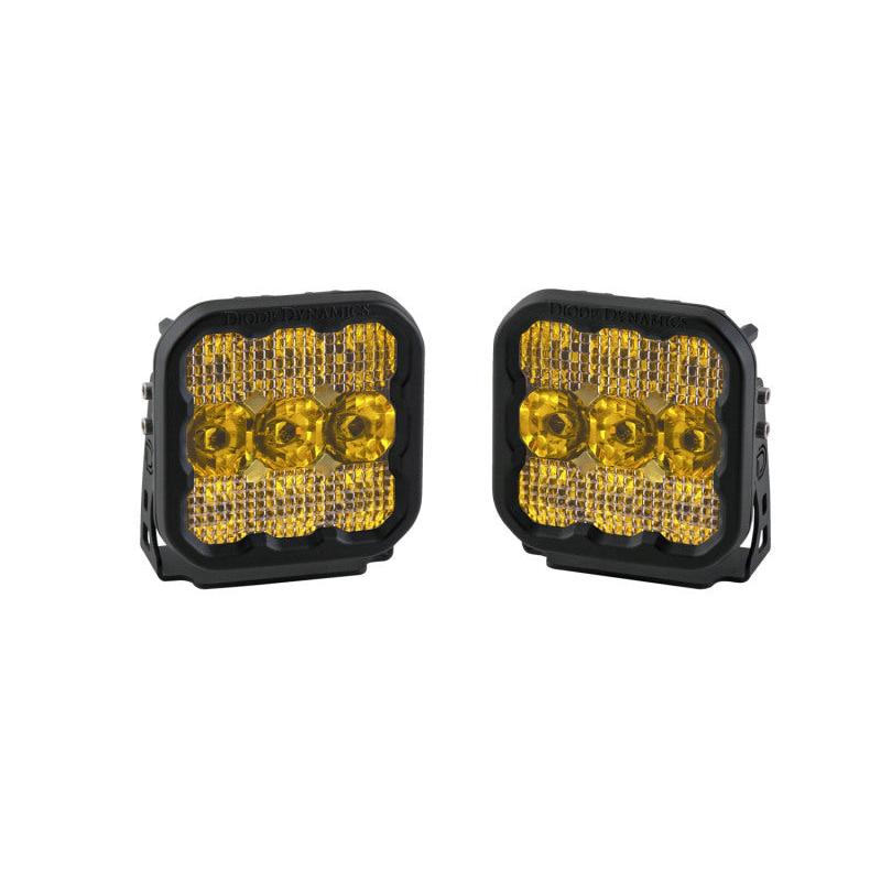Diode Dynamics SS5 LED Pod Pro - Yellow Combo (Pair)-Light Accessories and Wiring-Diode Dynamics-691025935080-