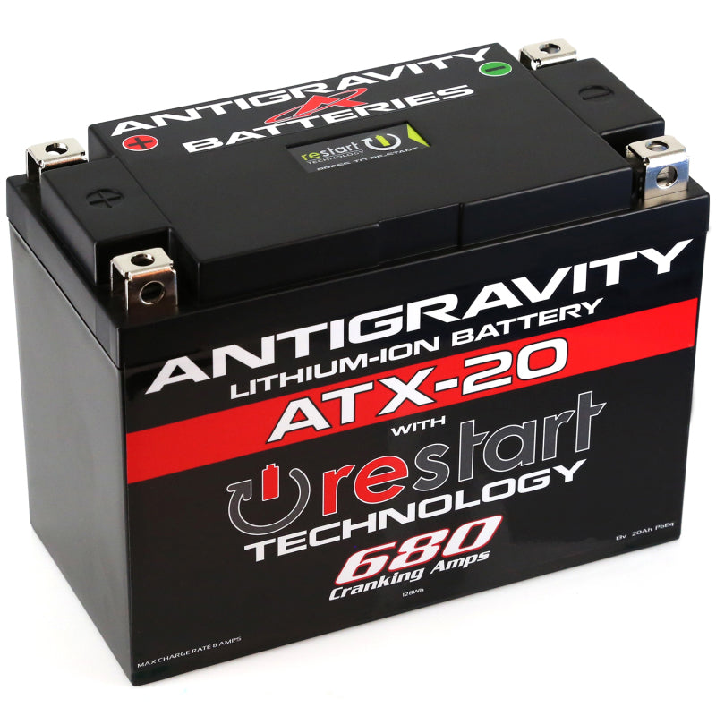 Antigravity YTX20 Lithium Battery w/Re-Start Antigravity Batteries
